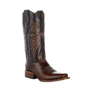 Corral Women's Embroidery & Studs Black & Brown Boots