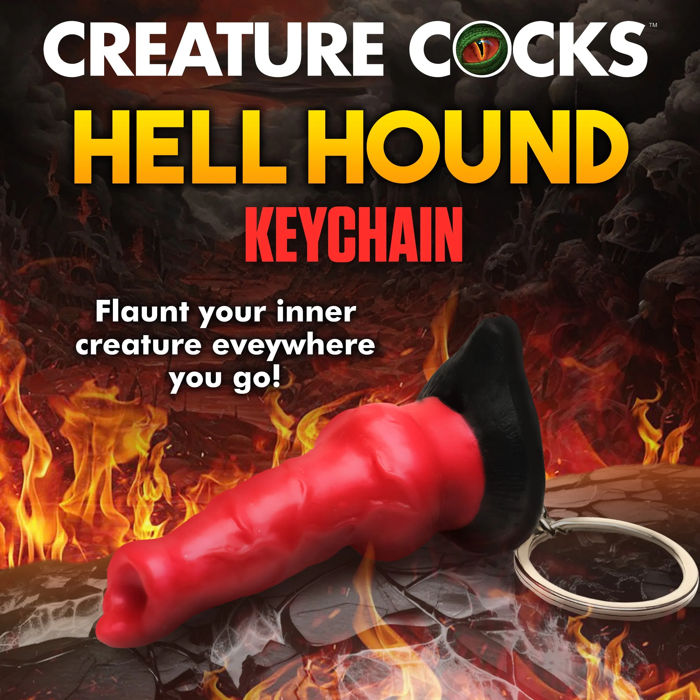 Creature Cocks Mini Dildo Keychain