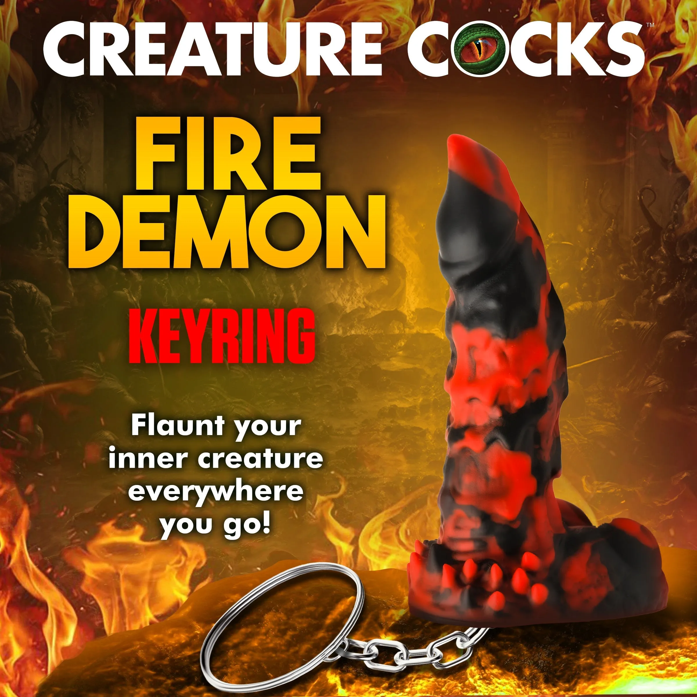 Creature Cocks Mini Dildo Keychain