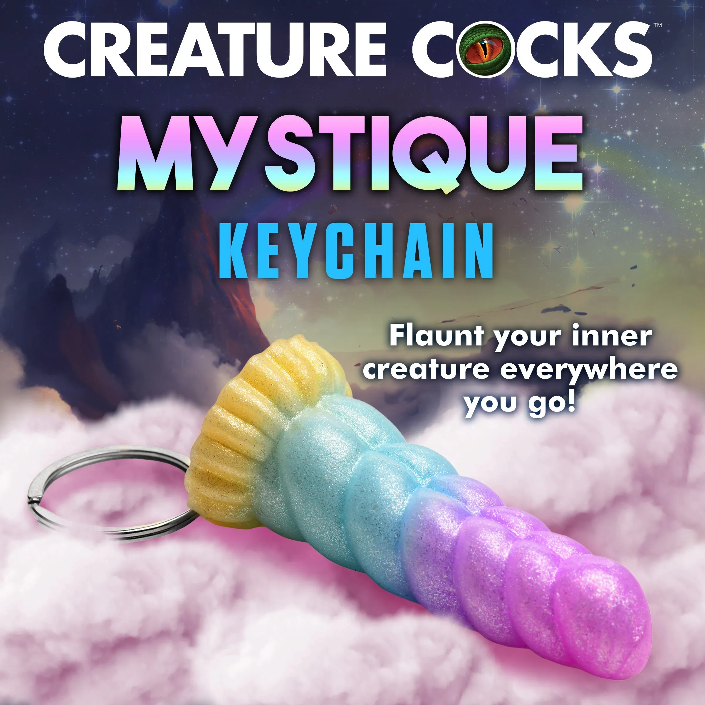 Creature Cocks Mini Dildo Keychain