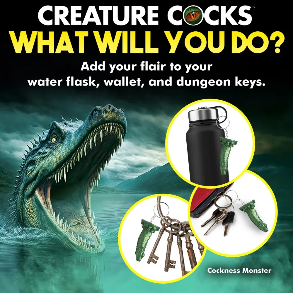 Creature Cocks Mini Dildo Keychain