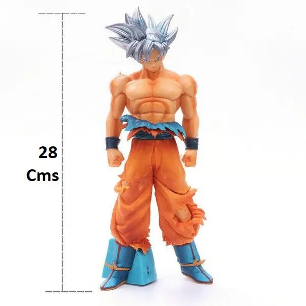 Dragon Ball Z | Goku Super Saiyan SSJ Perfected Ultra Instinct Anime Action Figure | 28 Cm |