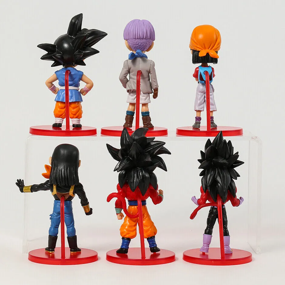 Dragon Ball Z | Set of 6 Anime Action Figures | 7-8 Cm |