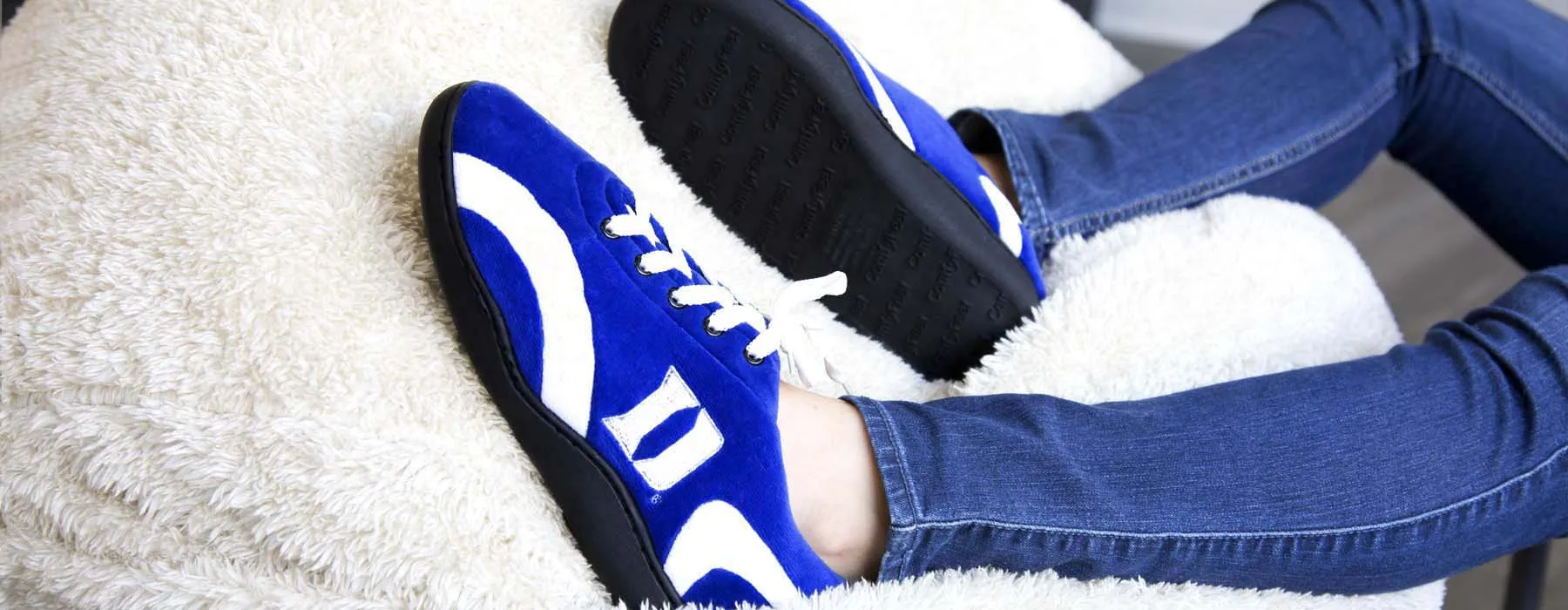 Duke Blue Devils All Around Rubber Soled Slippers