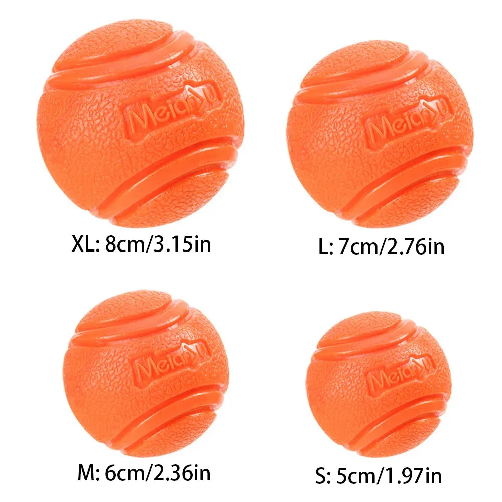 Durable Rubber Dog Ball – Chew-Resistant Bouncy Toy for Outdoor Play, Throwing & Retrieval Training