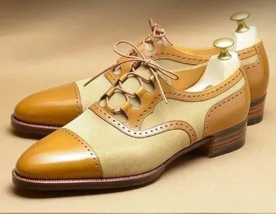 Elegant Oxford, Brogue & Derby trendy Leather Handmade Shoes for Men