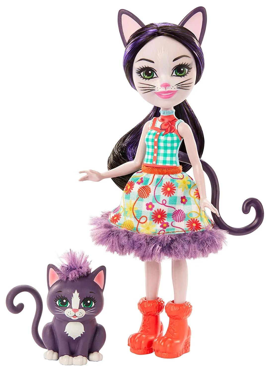 Enchantimals Ciesta Cat Doll and Climber Animal Friend Figure