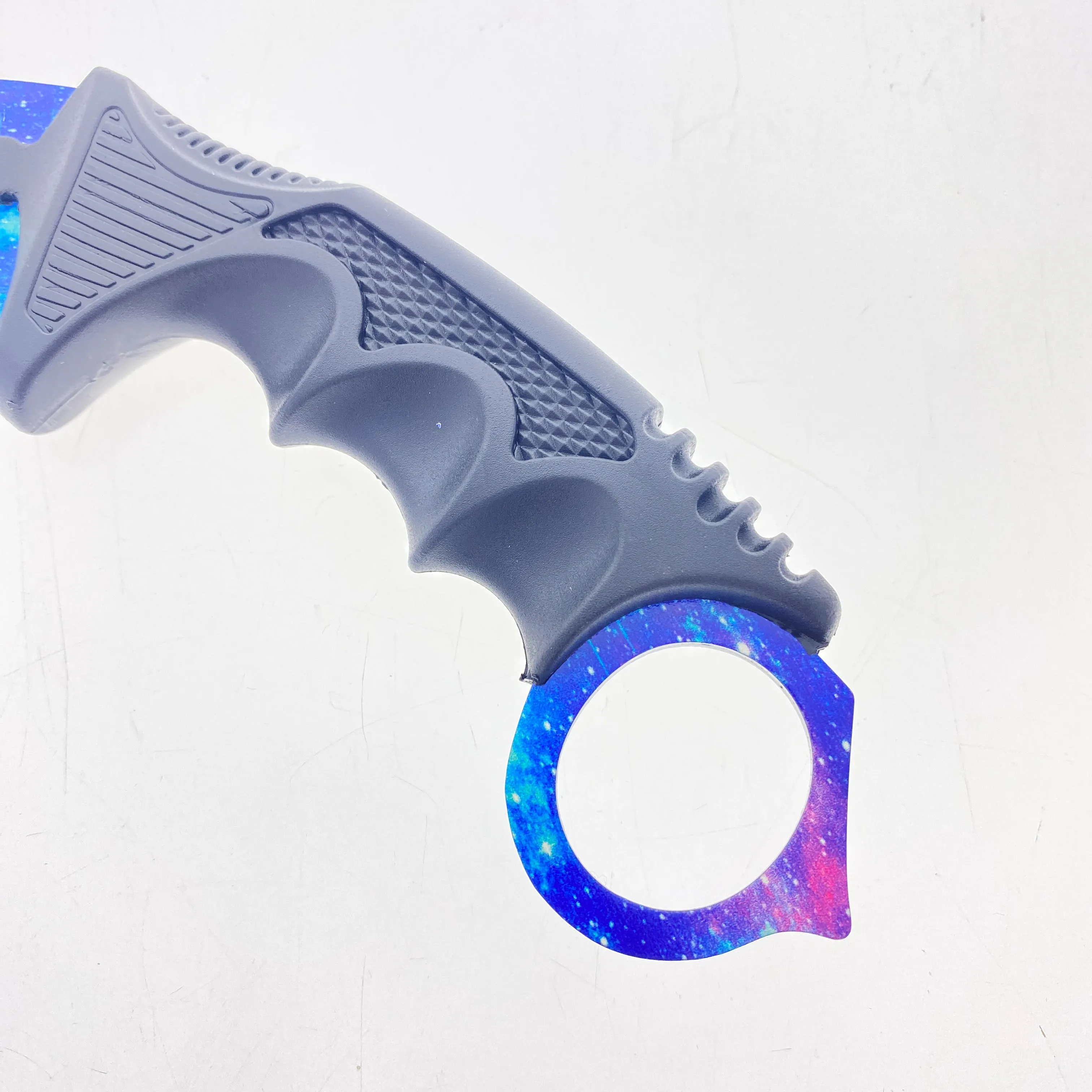 Falcon 7 1/2" Purple Combat Karambit Trainer Knife