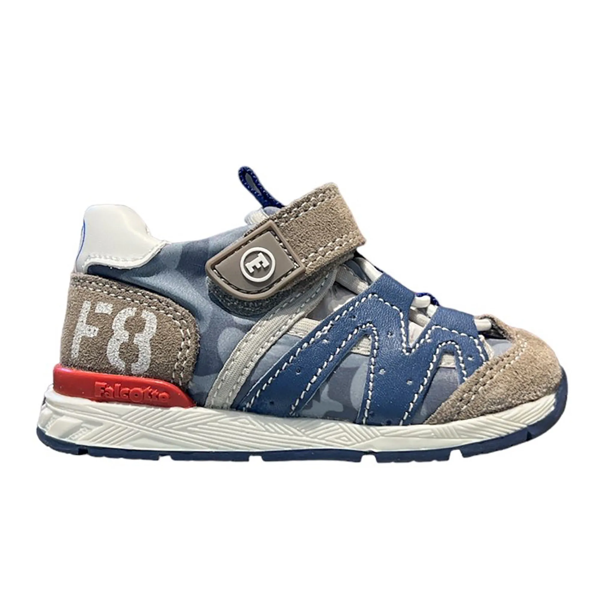 Falcotto Baby Boys Gotcha Camo Sandal Sneakers