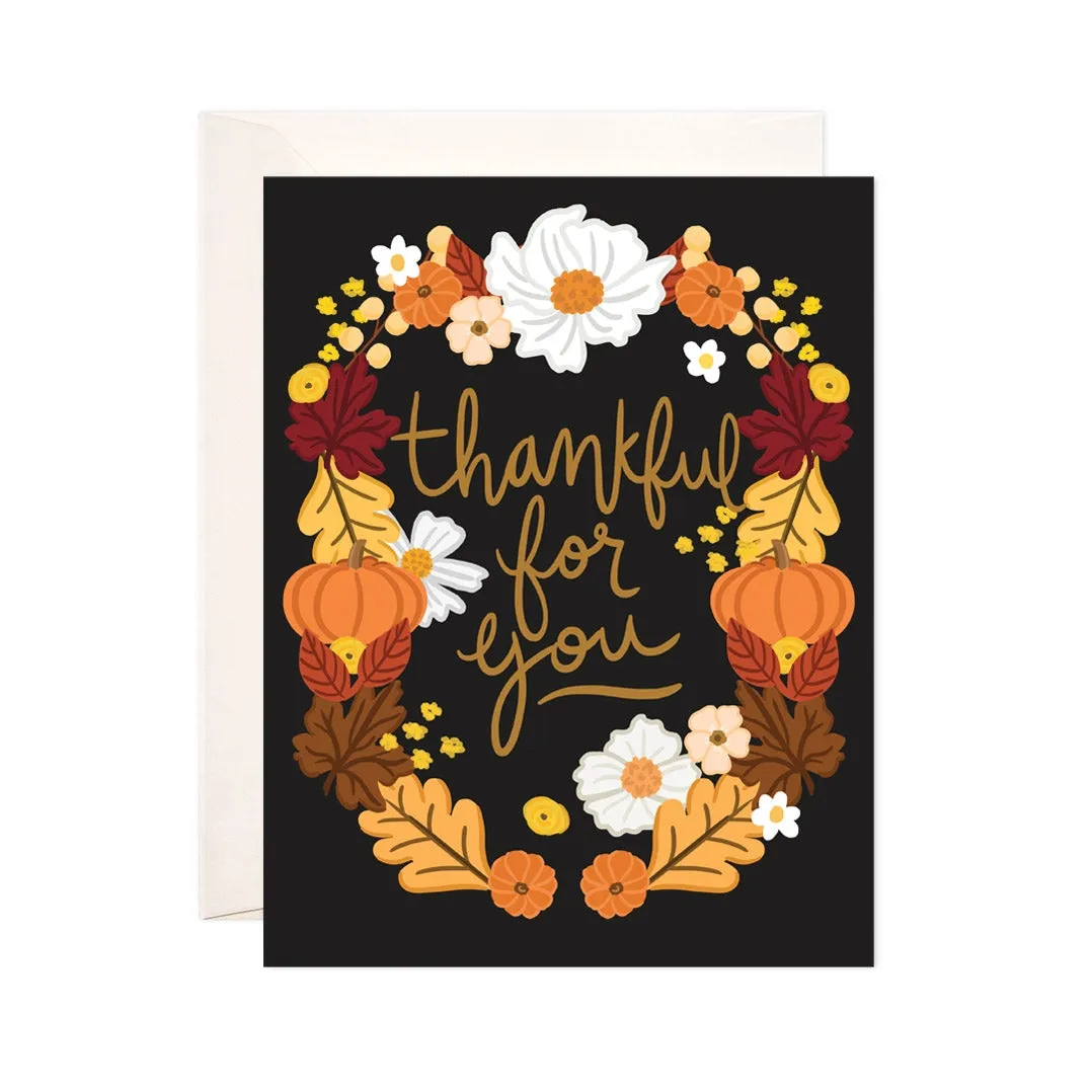 Fall Foliage Thanksgiving Card