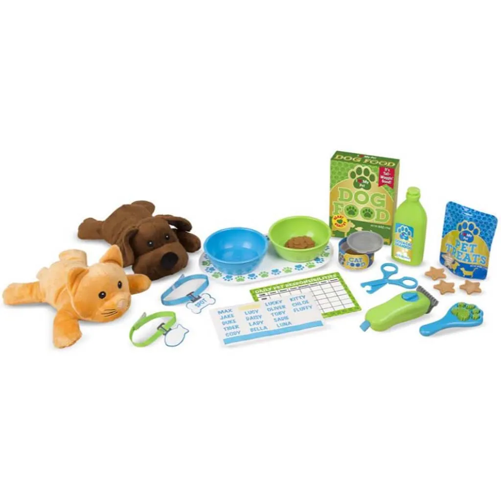 Feeding & Grooming Pet Care Play Set