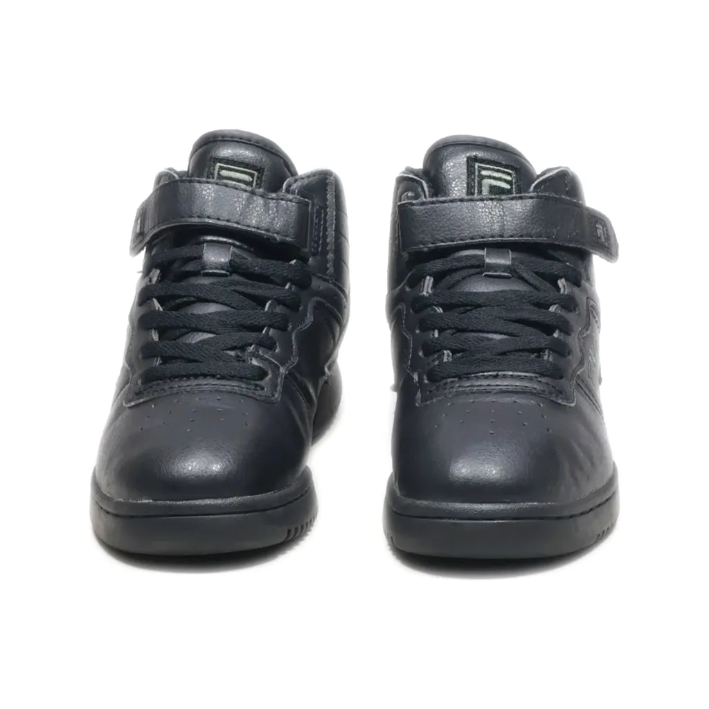 Fila F-13 High-Top Sneakers Leather Black Colour For Women