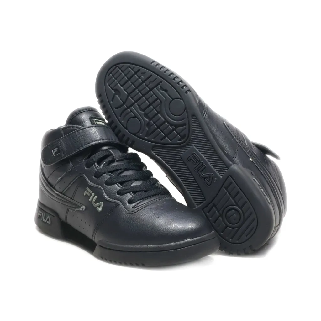 Fila F-13 High-Top Sneakers Leather Black Colour For Women