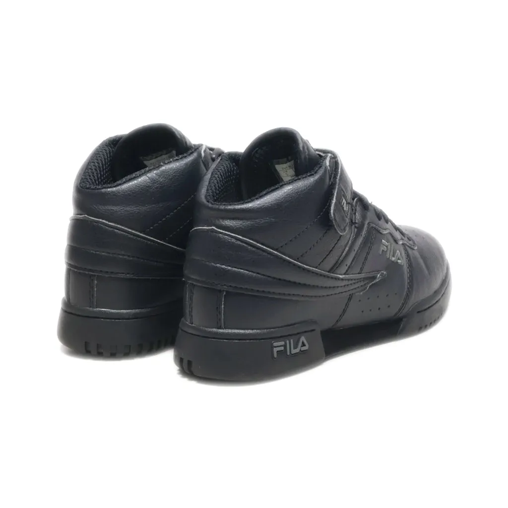 Fila F-13 High-Top Sneakers Leather Black Colour For Women