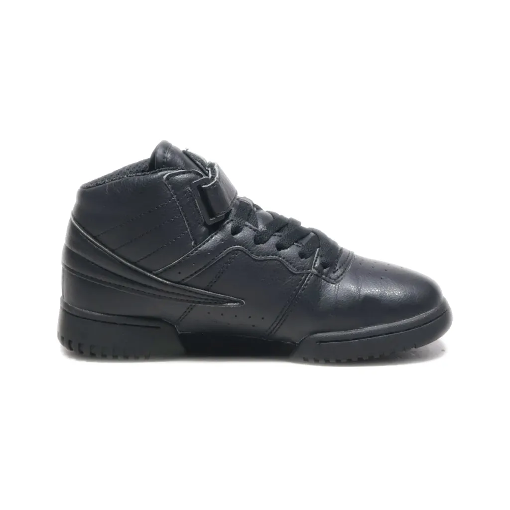 Fila F-13 High-Top Sneakers Leather Black Colour For Women