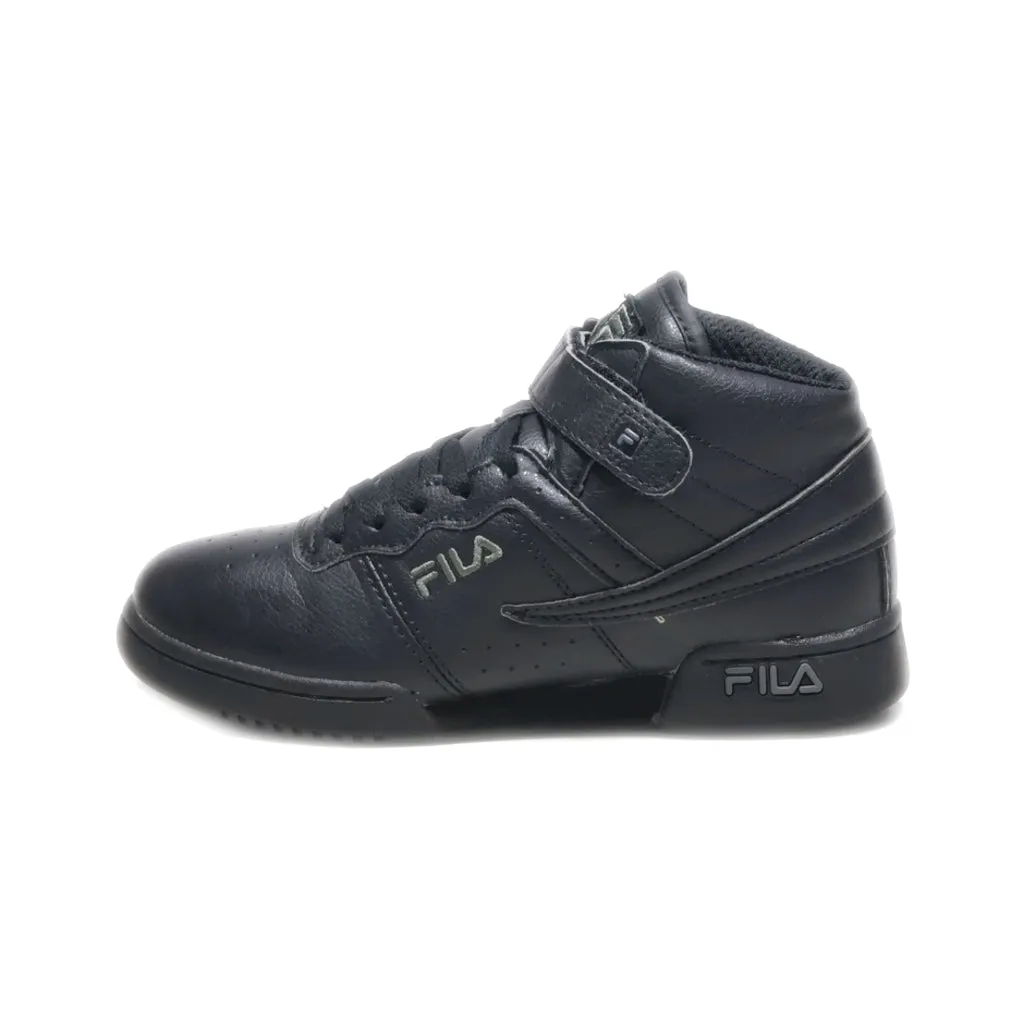 Fila F-13 High-Top Sneakers Leather Black Colour For Women