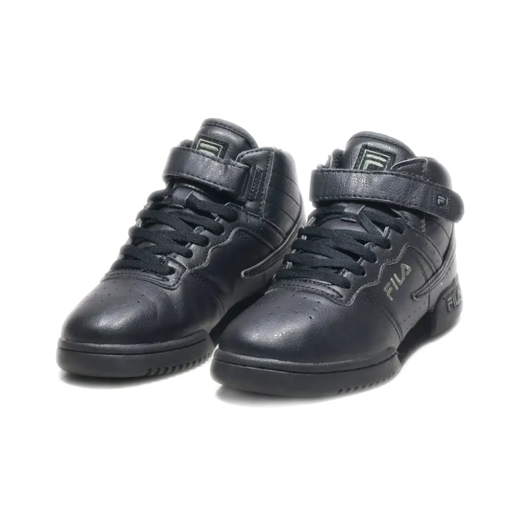 Fila F-13 High-Top Sneakers Leather Black Colour For Women