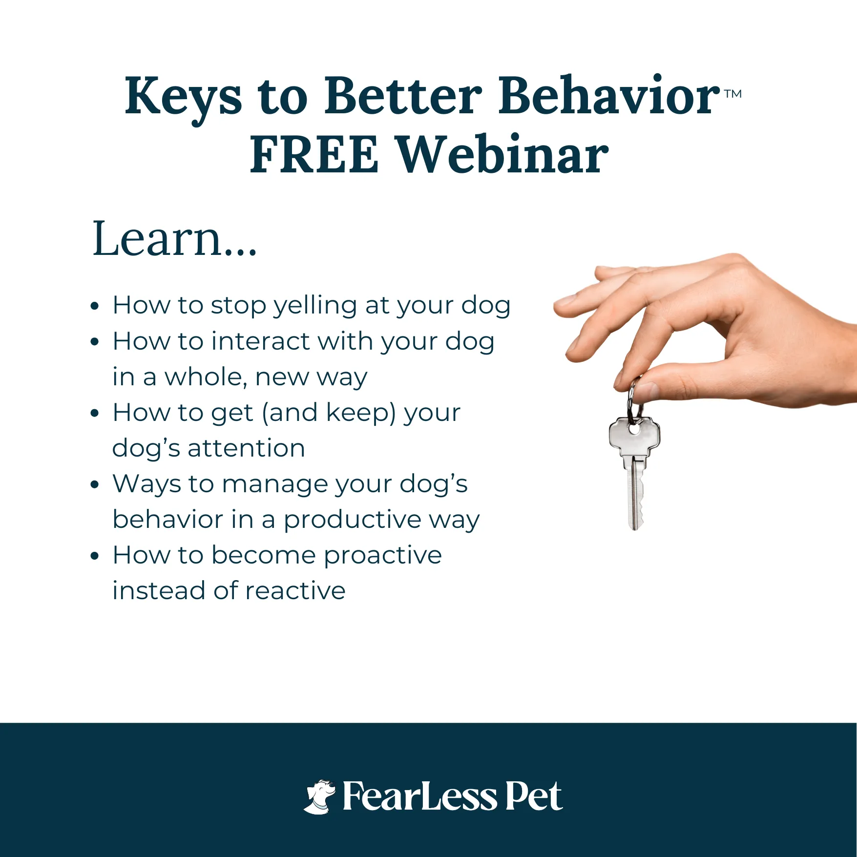 FREE - Keys To Better Dog Behavior