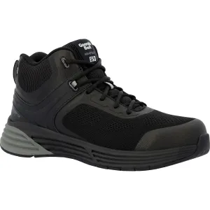 Georgia Mens Durablend Sport CT Hi-Top Black Mesh Work Boots