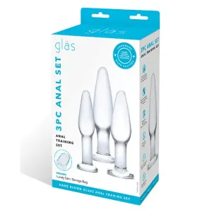 Glas 3-Piece Glass Anal Training Set