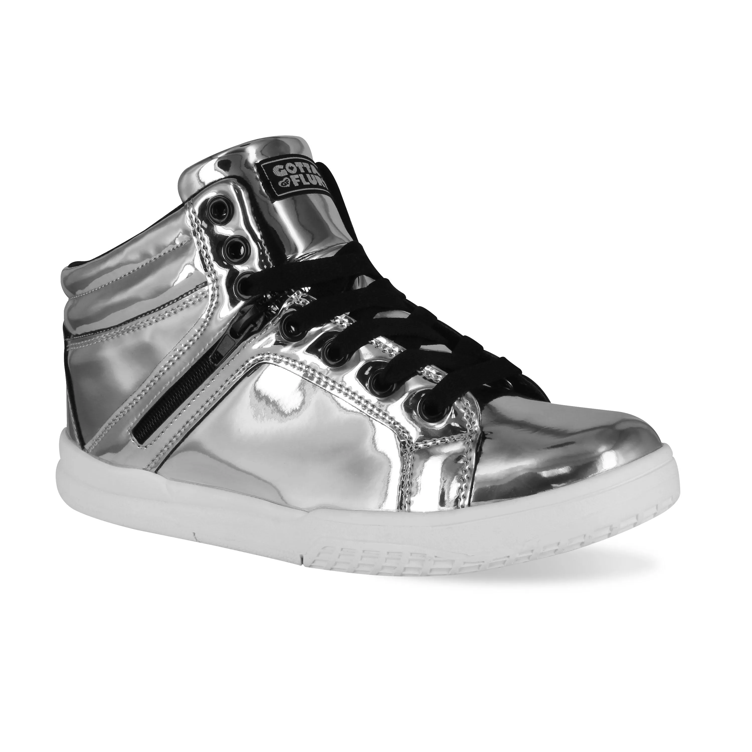 Gotta Flurt Women's Gamma II Silver Hip Hop Fashion Dance Sneaker