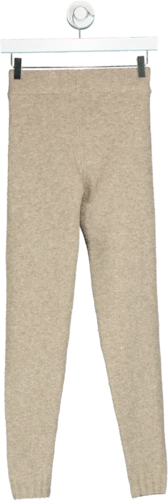 H&M Beige Knit Leggings UK XS