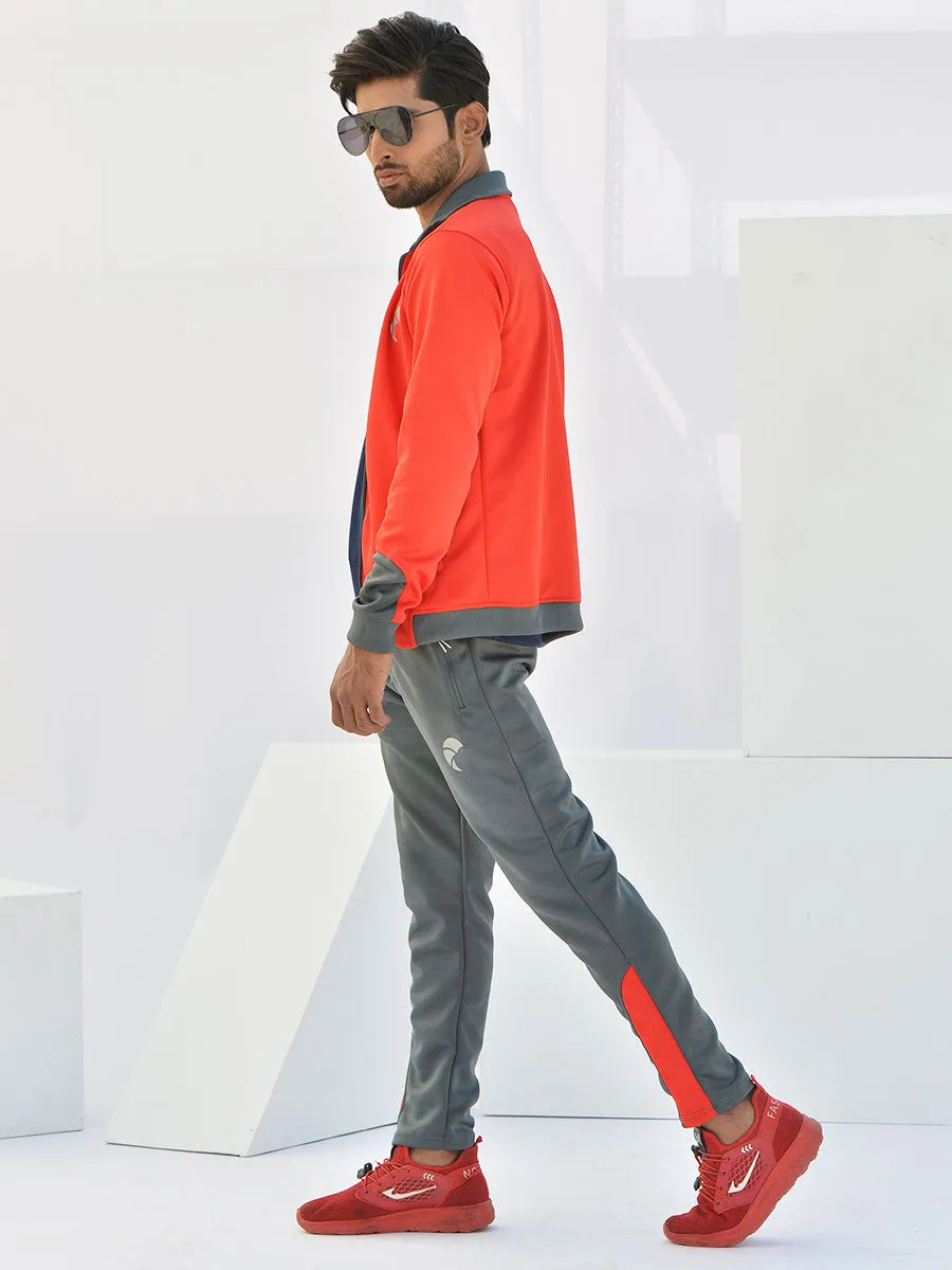 High Street - Tracksuit - Scarlet Red / Steel Grey