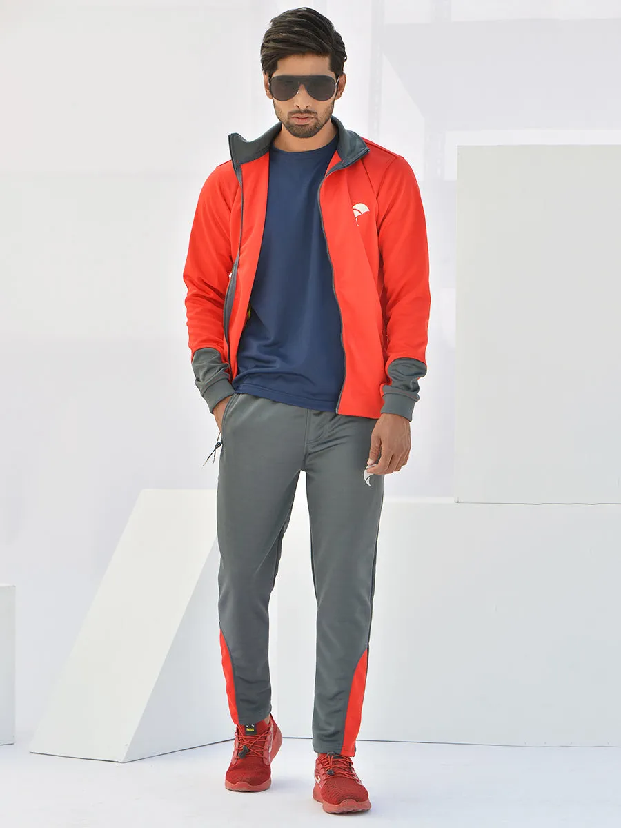 High Street - Tracksuit - Scarlet Red / Steel Grey