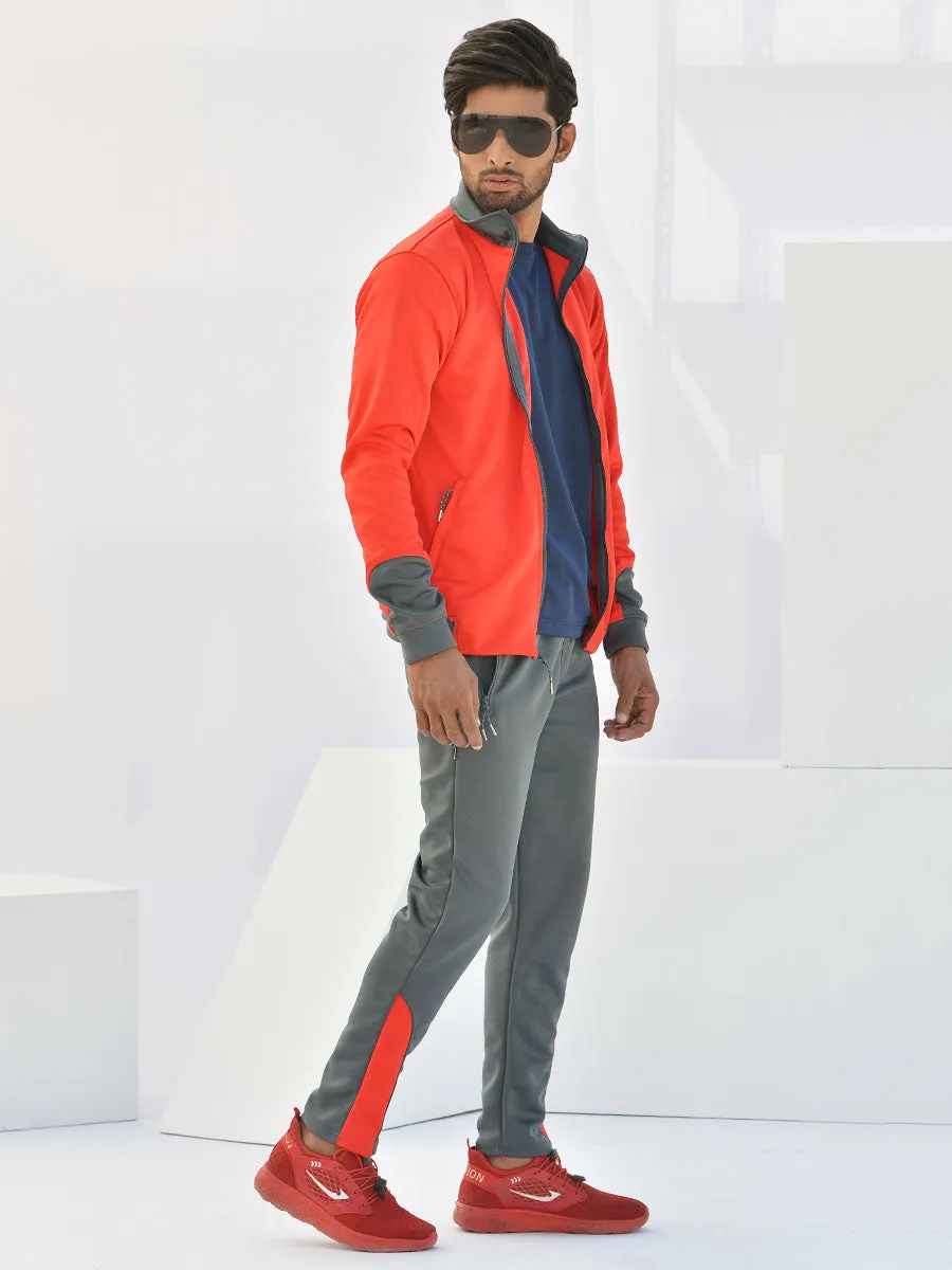 High Street - Tracksuit - Scarlet Red / Steel Grey