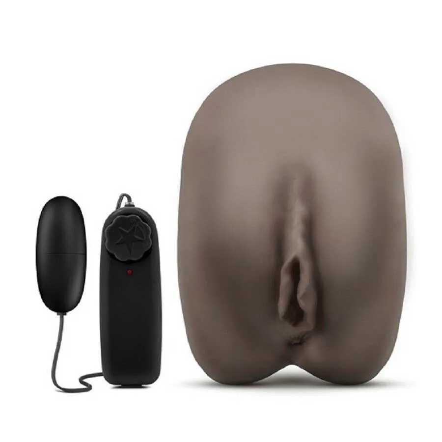 Hot Chocolate Erin the Enchantress Black Vibrating Realistic Vagina Masturbator by Blush Novelties