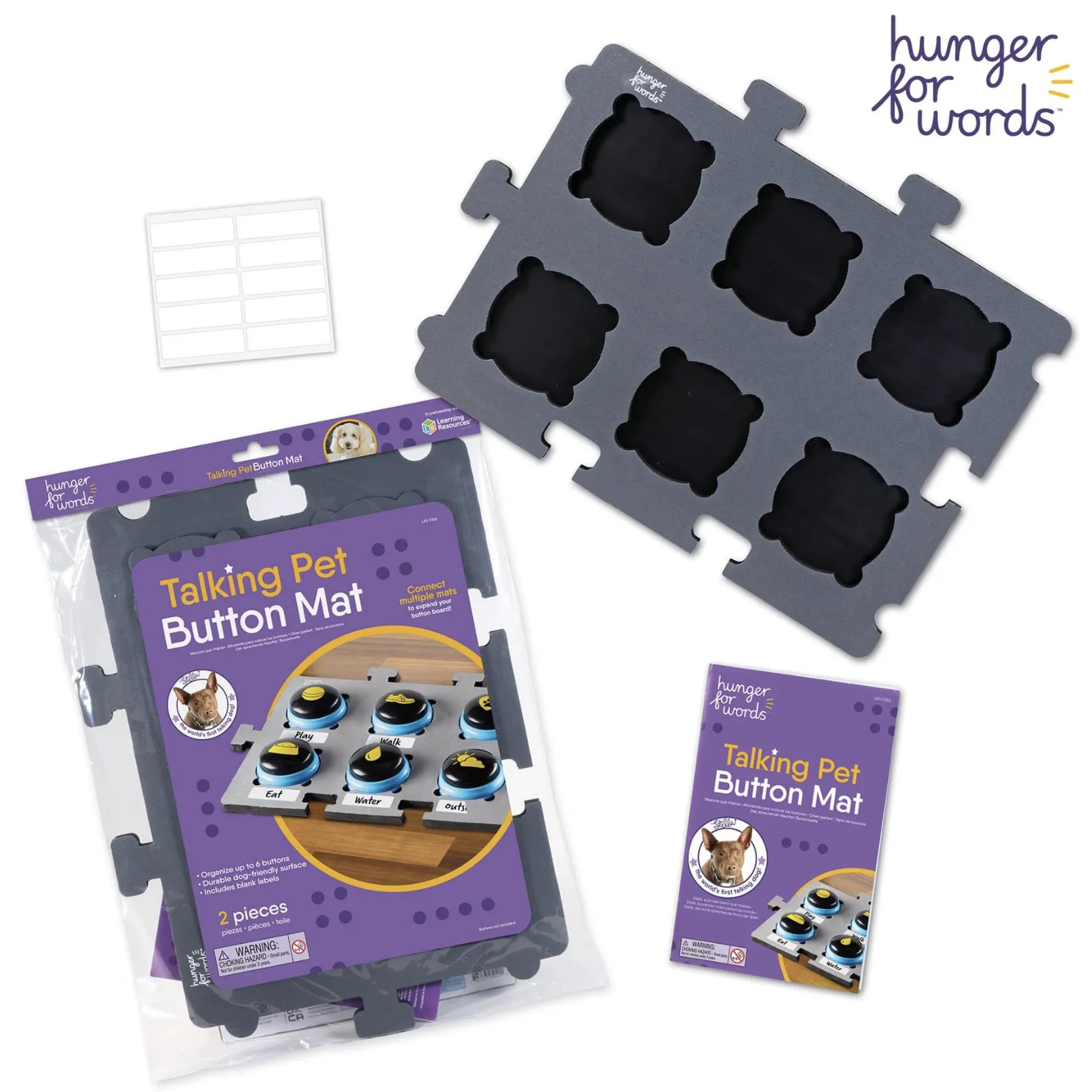 Hunger For Words Talking Pet Mat