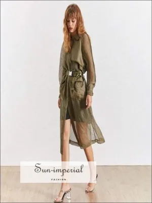 Jack Dress Coat - Summer Elegant Solid Women Coat Lapel Half Sleeve Button High Waist Long