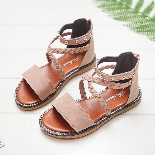 Kids Leather Sandals for Baby Girls & Toddlers – Comfortable, Durable Summer Shoes for Little Feet