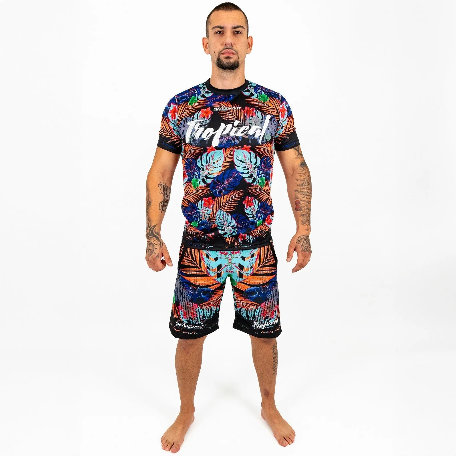 Knockout Tropical Training Shorts