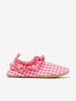 Konges Slojd Girls Soline Frill Swim Shoes in Pink