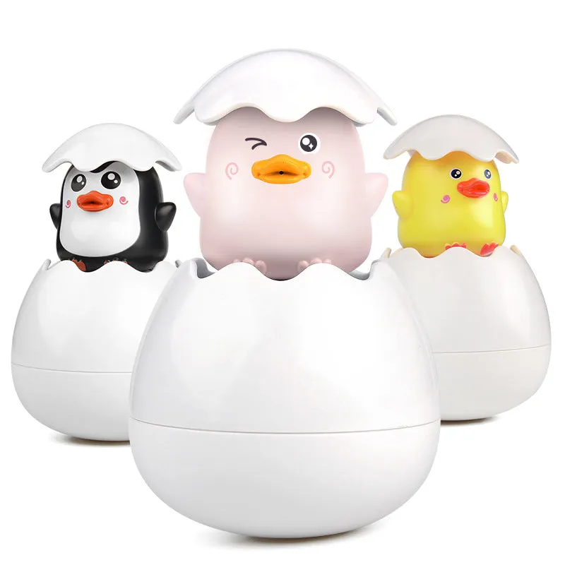 Little Duck Baby Rain Clouds Sprinkler Penguin Children Play Water Bathroom Bath Toys