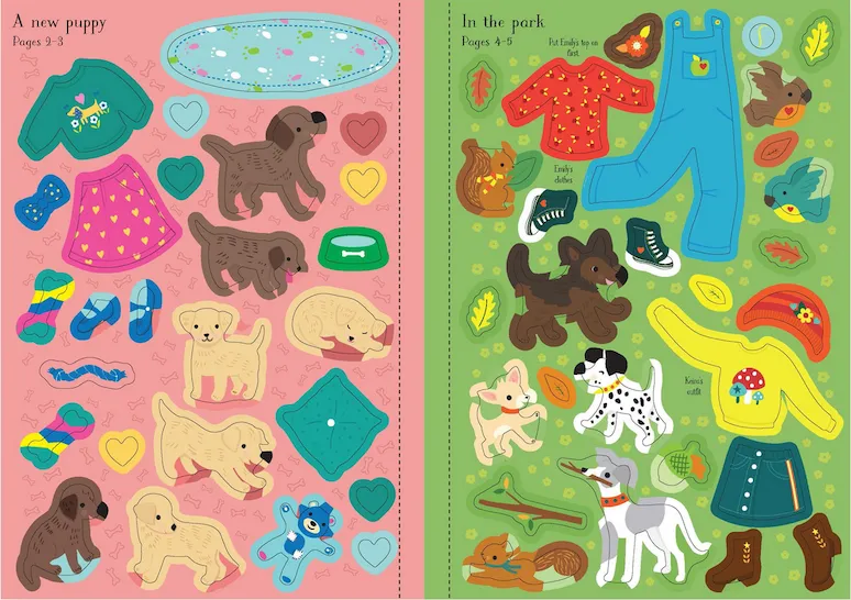 Little Sticker Dolly Dressing Puppies