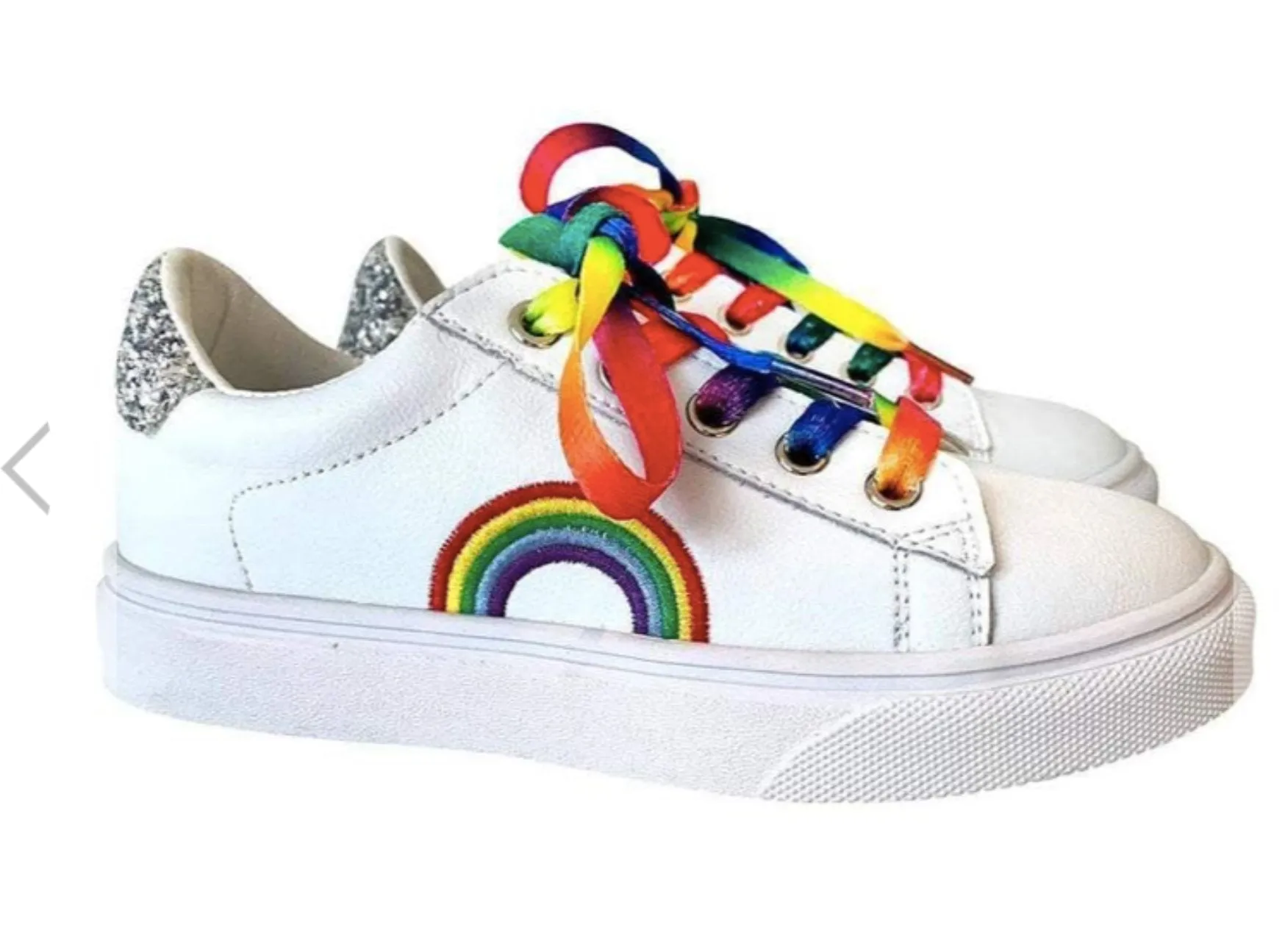 Lola and The Boys Girls Candy Rainbow Sneakers