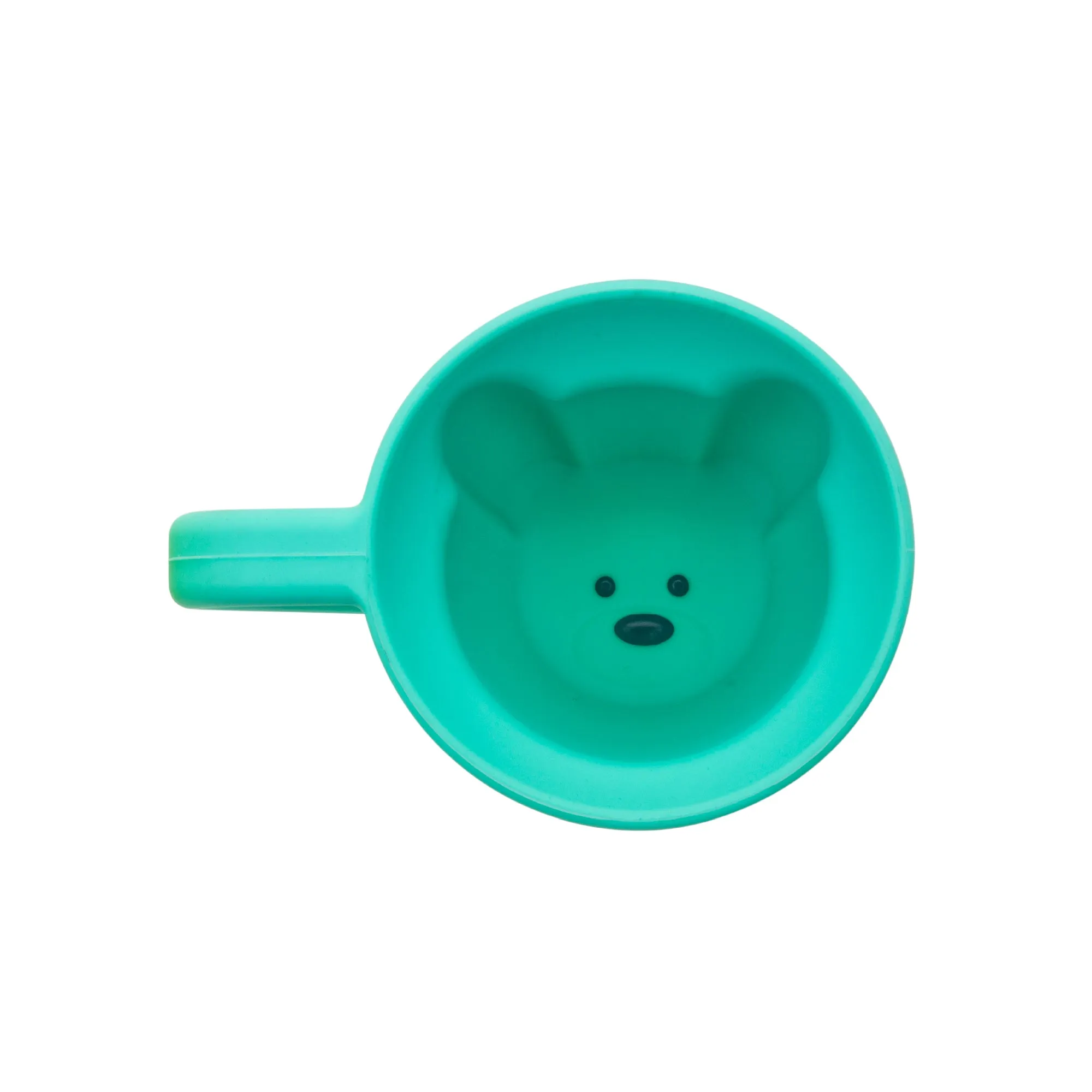 Melii Pretend Play Bear turquoise Mug for Kids - Imaginative Silicone Cup with Magical Bear-Shaped Beverage, Perfect for Hot and Cold Drinks - Durable, BPA-Free