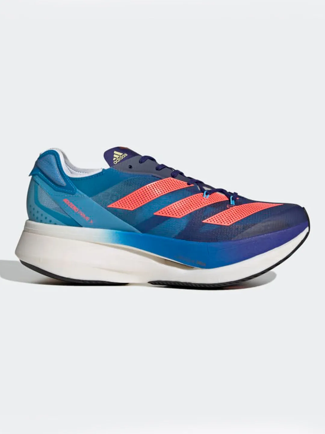 Men's Adidas Adizero Prime X, Legacy Indigo/Turbo/Sky Rush, 10.5 D Medium