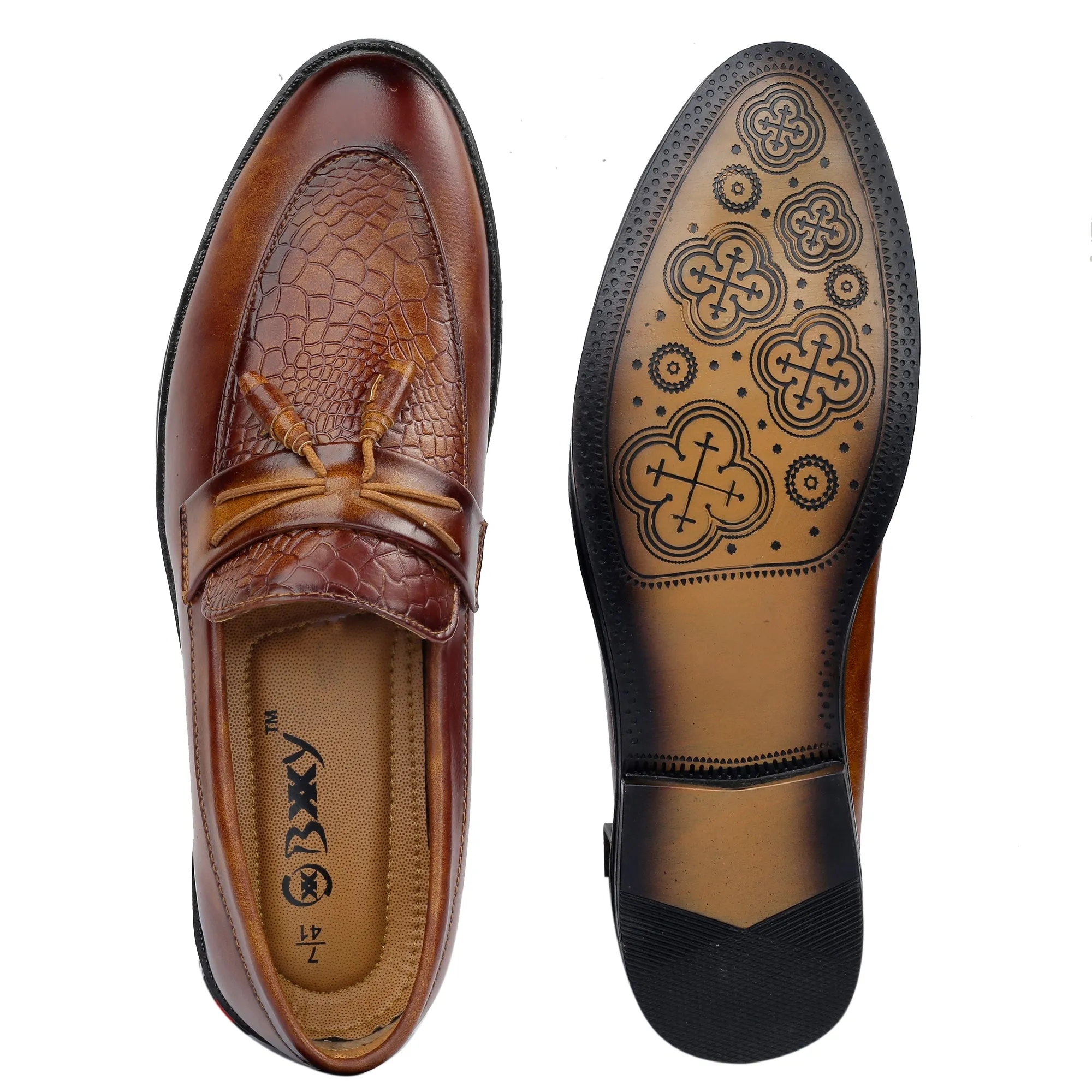 Men's Faux Leather Casual Mocassins Slip-on Shoes