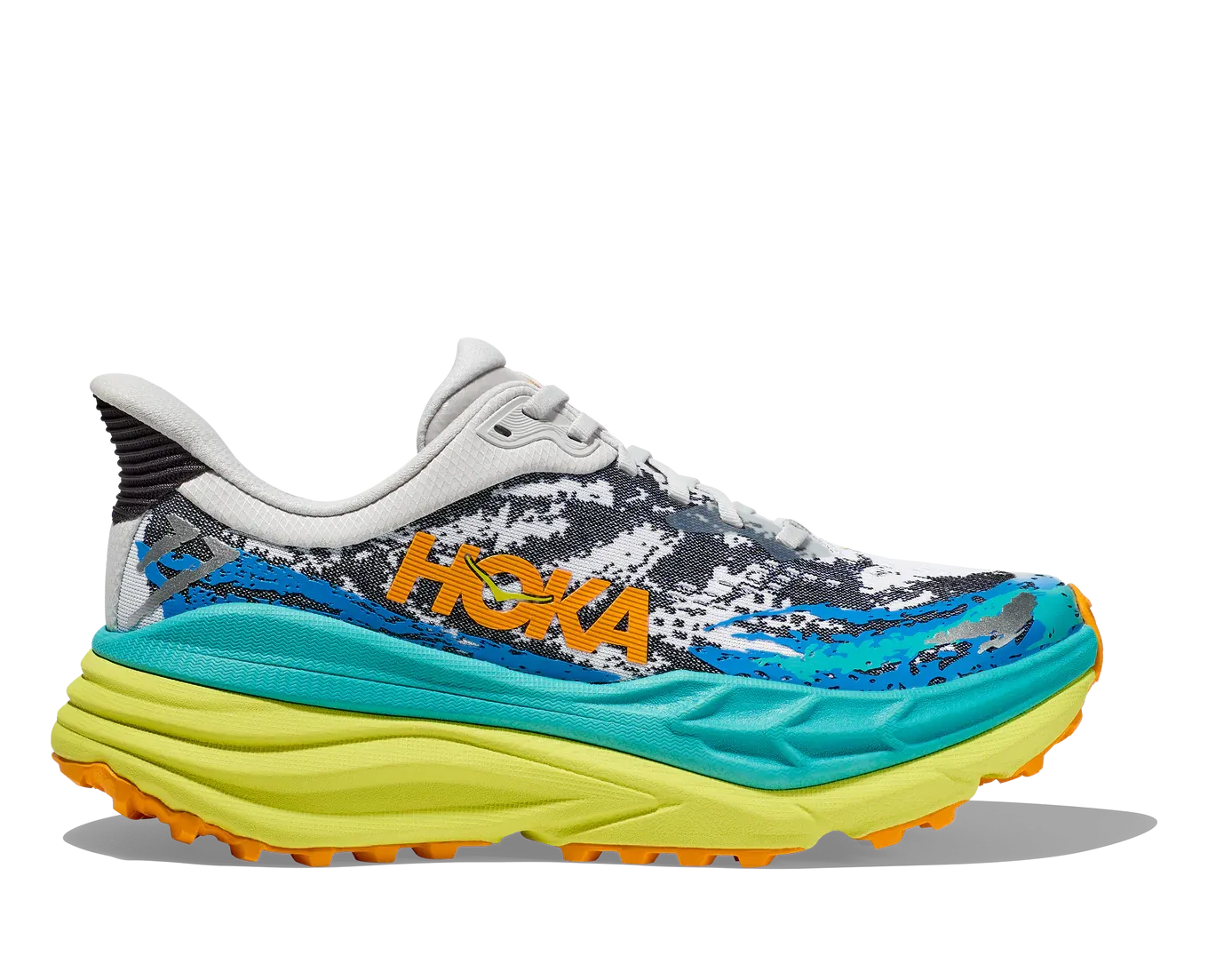 MEN'S HOKA STINSON 7 | WHITE / EVENING PRIMROSE