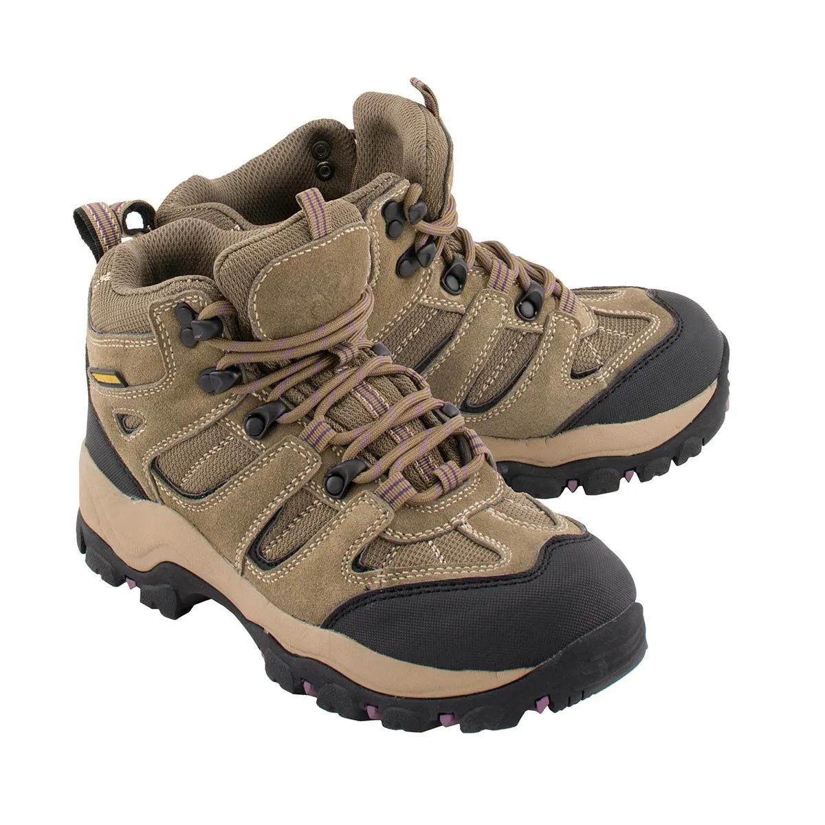 Milwaukee Leather MBL9496 Women's Lace-Up Waterproof Brown Hiking Boots