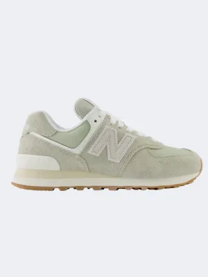 New Balance 574 Women Lifestyle Shoes Olivine /Moonbeam