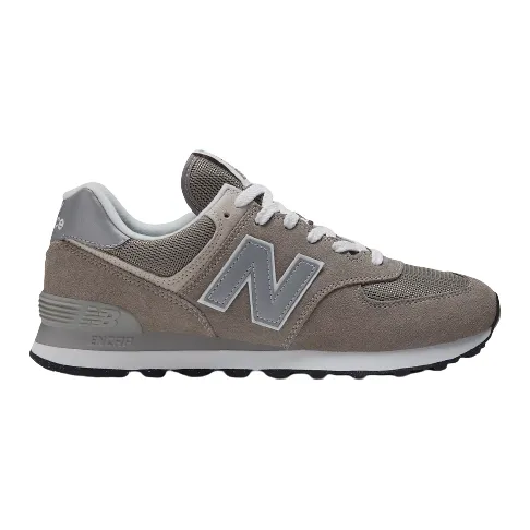 New Balance Men's 574 Core Shoes - Grey / White