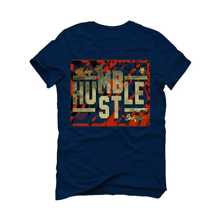 Nike Air Foamposite Pro “USA” Navy Blue T-Shirt (always hustle)