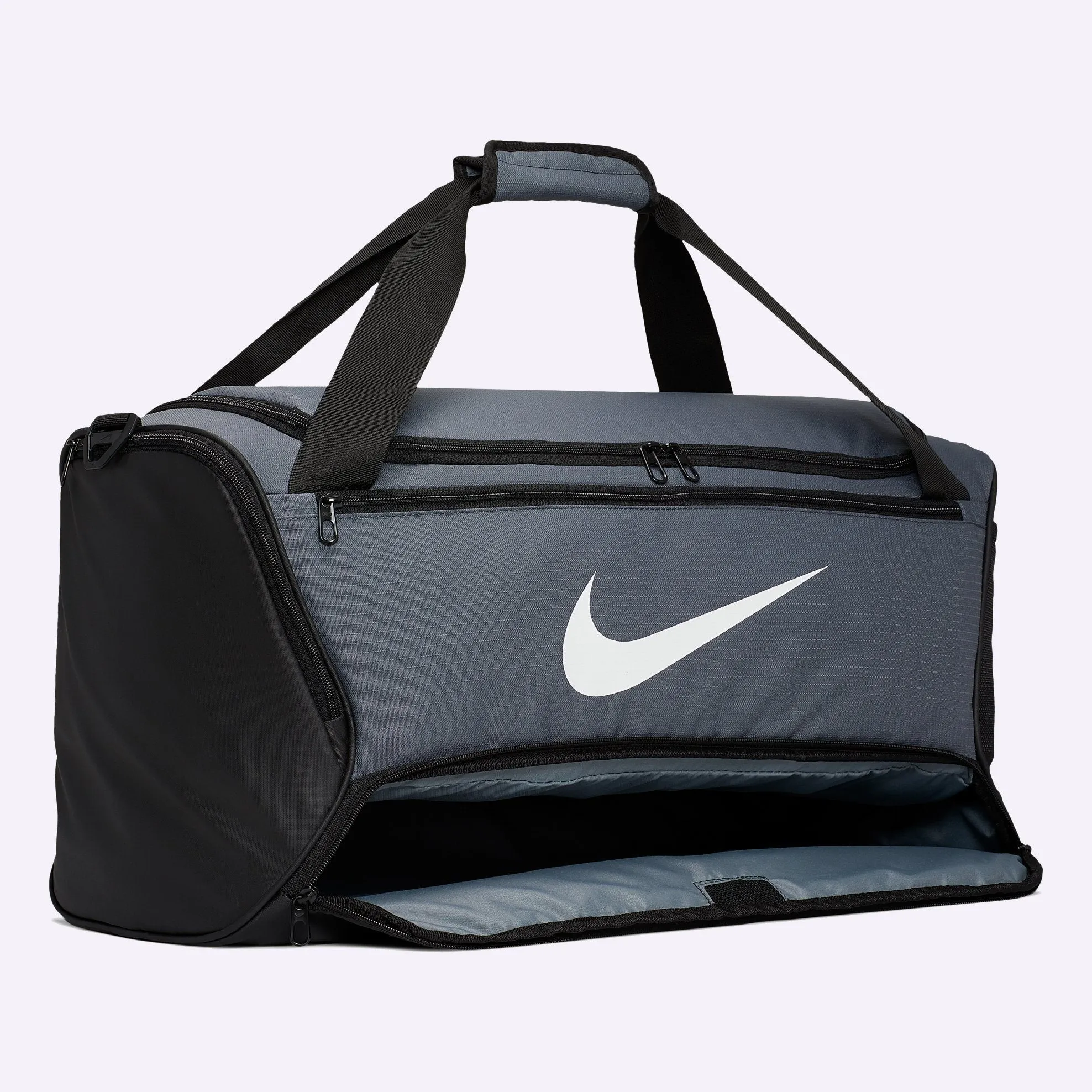 Nike - Brasilia Training Duffel Bag - Medium - FLINT GREY/BLACK/WHITE