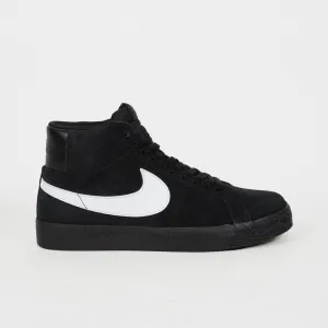 Nike SB - Blazer Mid Shoes - Black / White - Black - Black