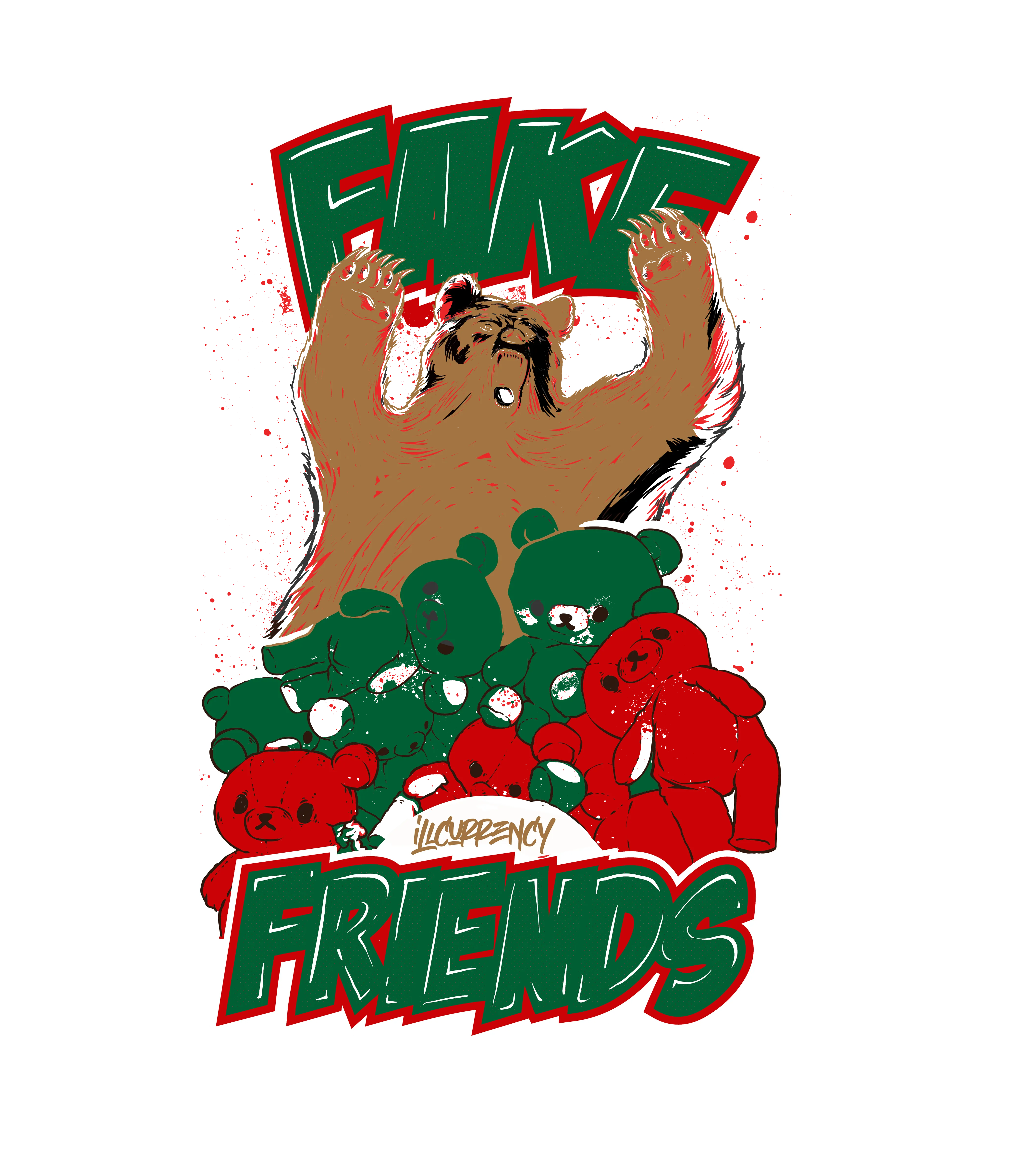 Nike SB x Air Jordan 4 “Pine Green” | illcurrency White T-Shirt (Fake Friends)