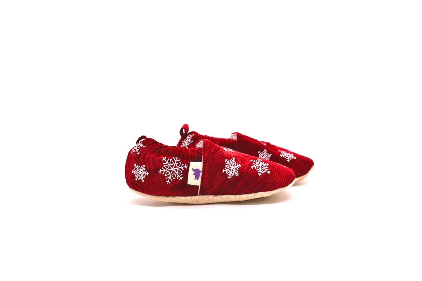 Non-Slip Moccasins - Velvet Christmas